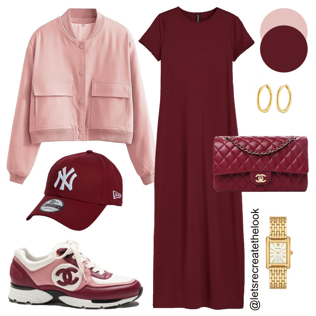 Burgundy Maxi Dress Outfit&nbsp;Ideas