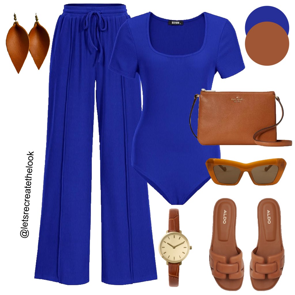 Blue 2 Piece Set Outfit&nbsp;Ideas